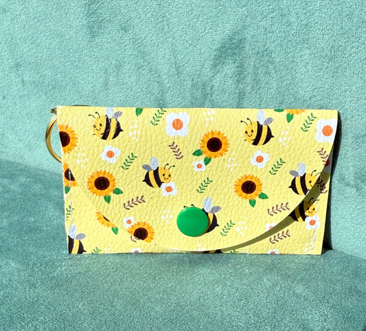 Buzz and Bloom Keychain Wallet