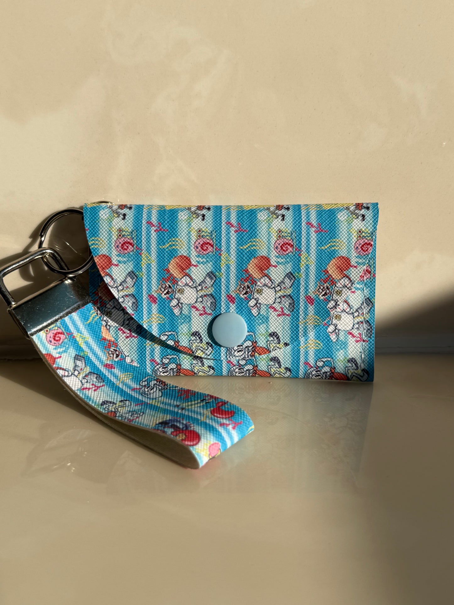Sandy Cheeks Keychain Wallet & Wristlet Set