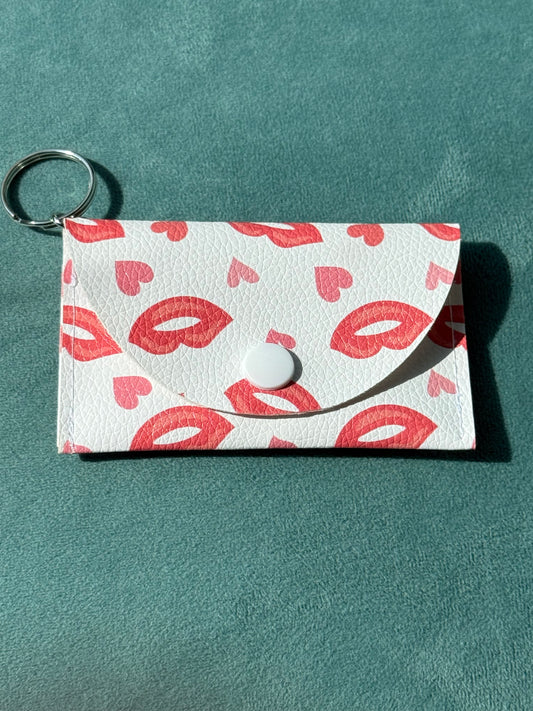 Kisses with Love Keychain Wallet