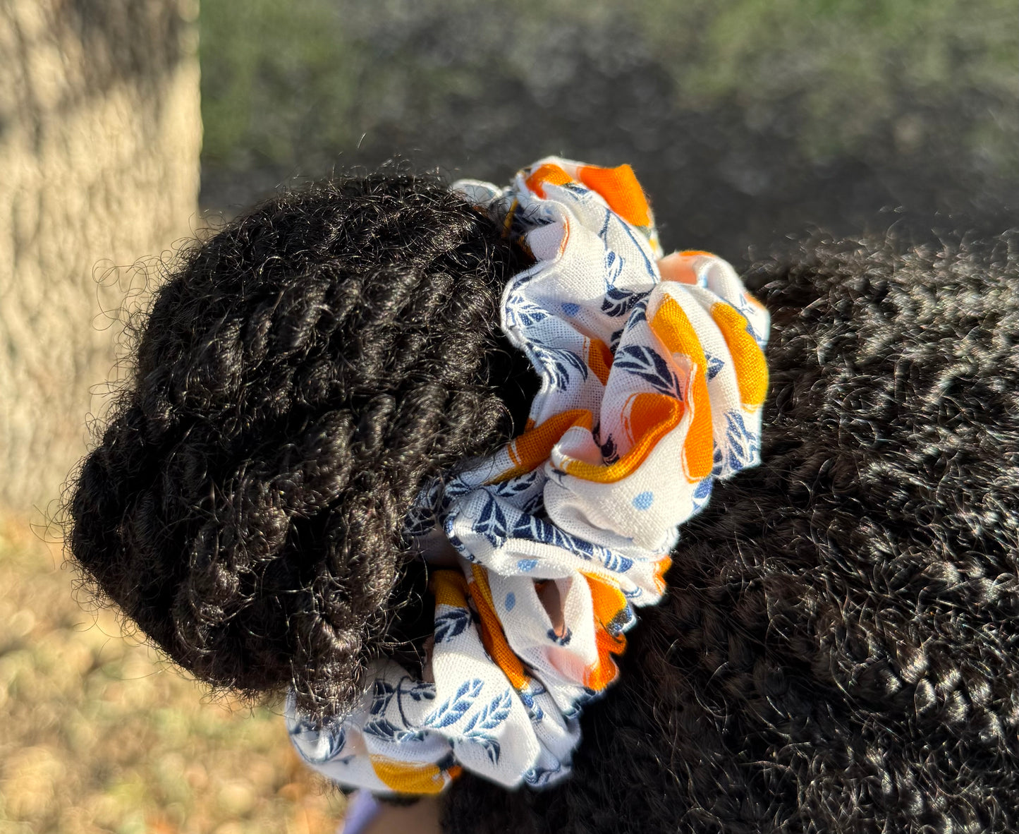 Sun-Kissed Orchard Full scrunchies