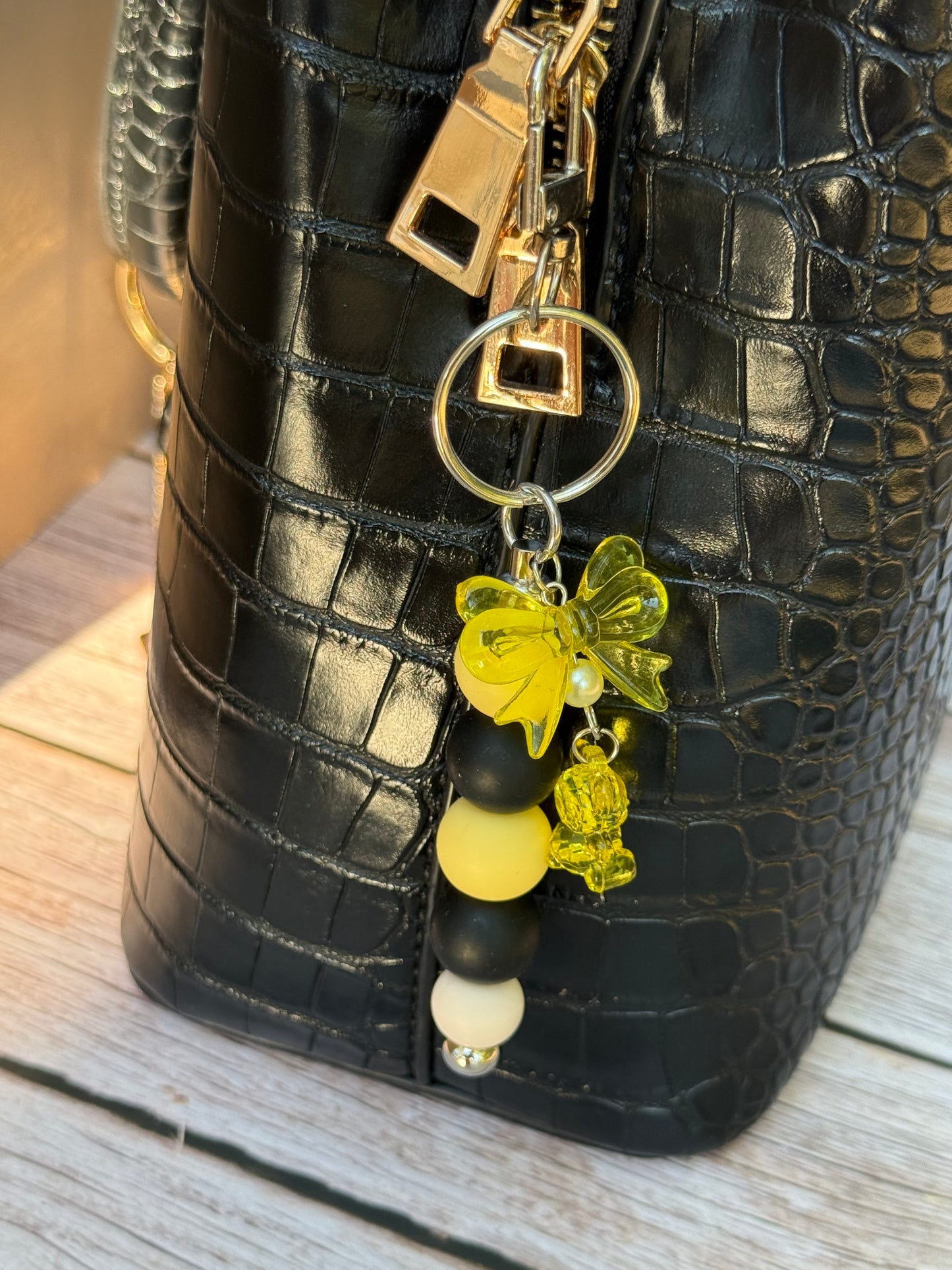 Bumblebee Silicone Keychain