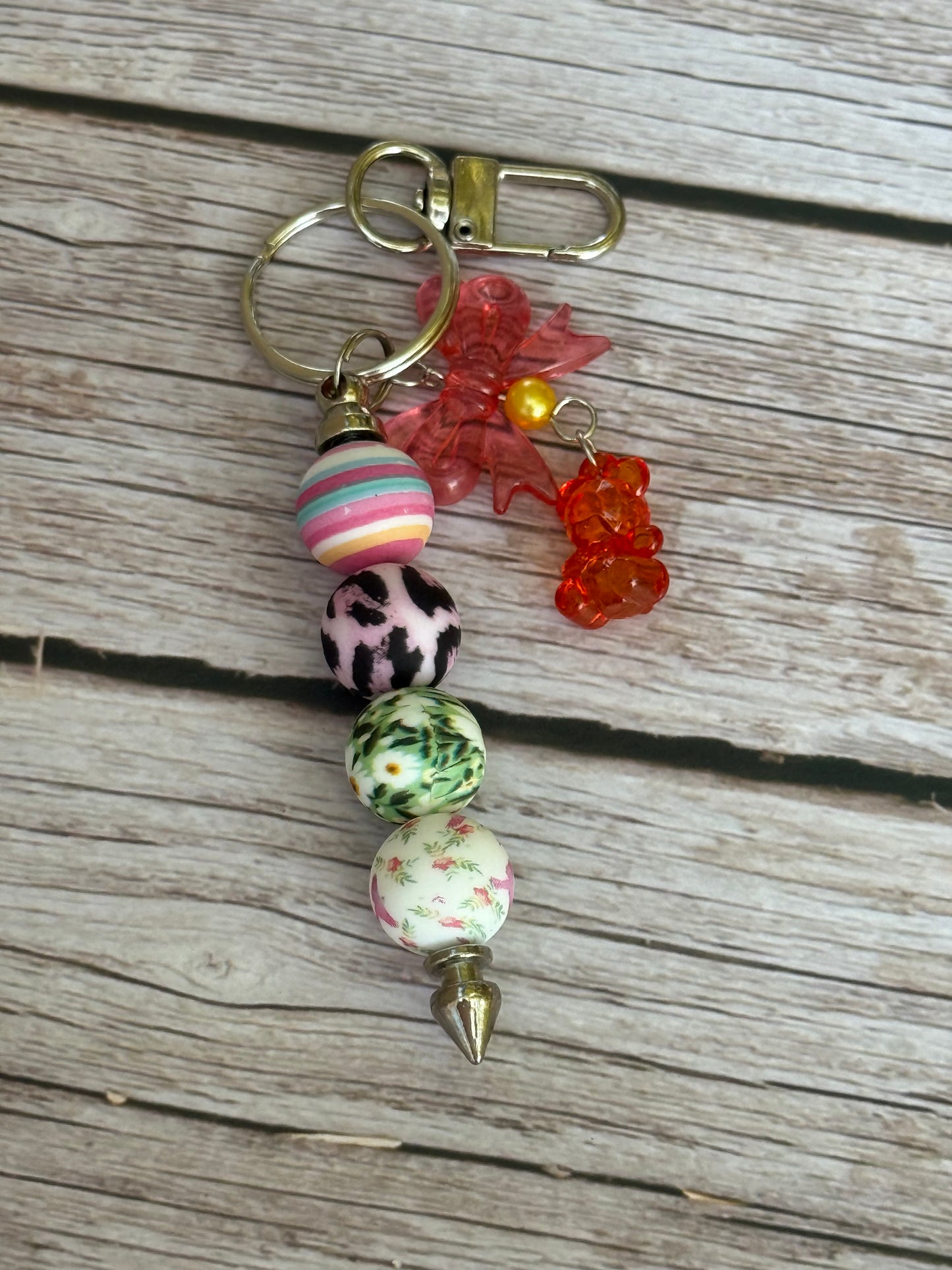 Sunset Whimsy Silicone Keychain