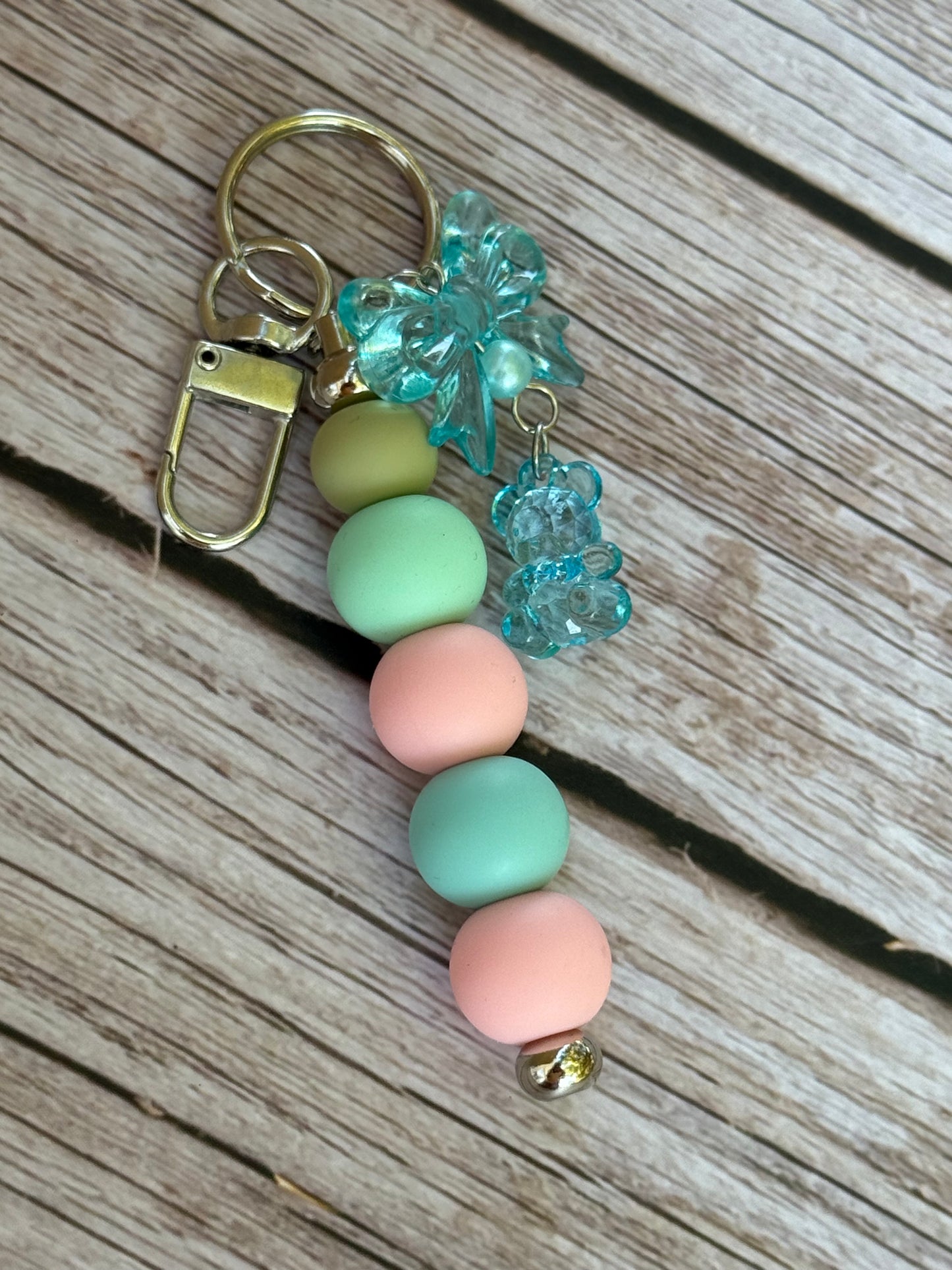 Whimsy Meadow Silicon Keychain