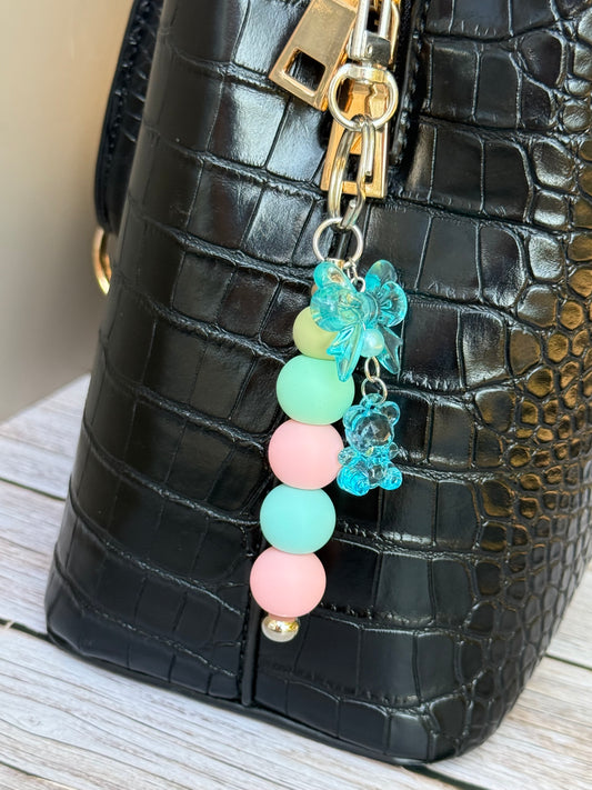 Whimsy Meadow Silicon Keychain