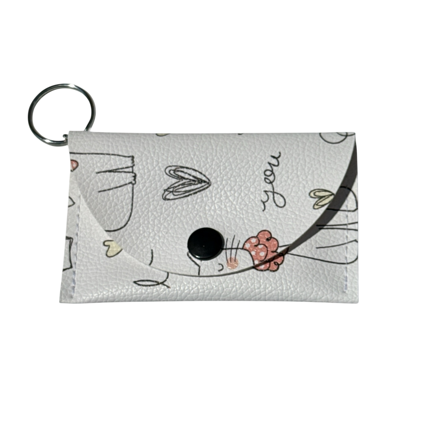 Sweet Whiskers Keychain Wallet