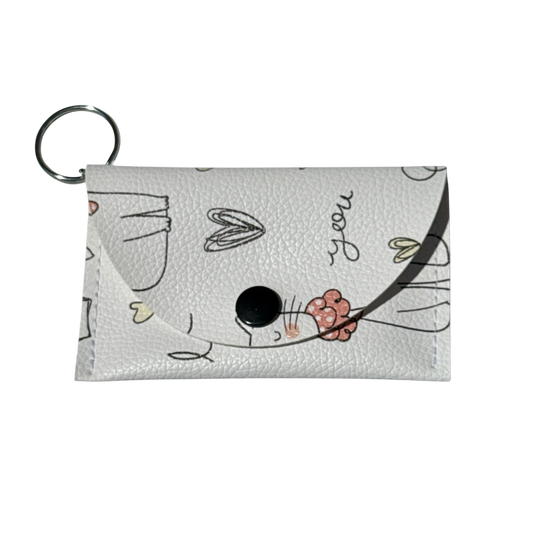 Sweet Whiskers Keychain Wallet