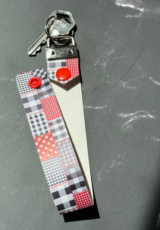 Patchwork Charm Keychain