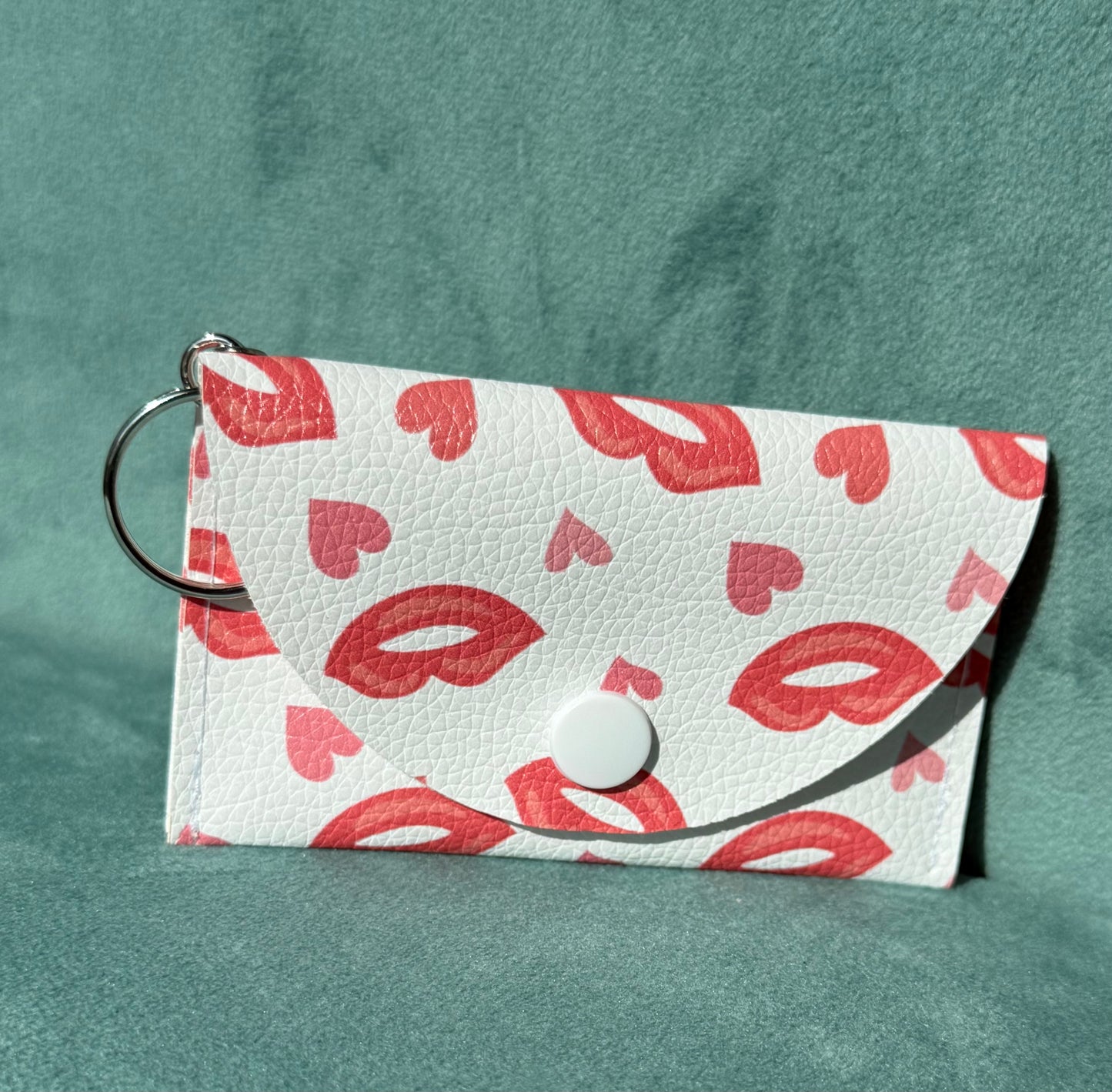 Kisses with Love Keychain Wallet