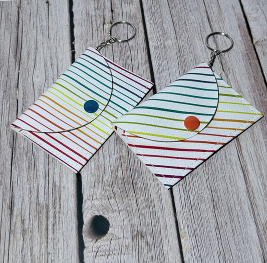 Rainbow Delight Keychain Wallet