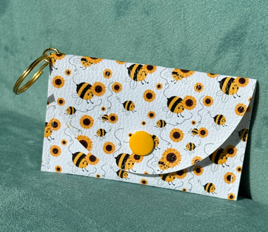 Buzz of Sunflower Keychain Wallet