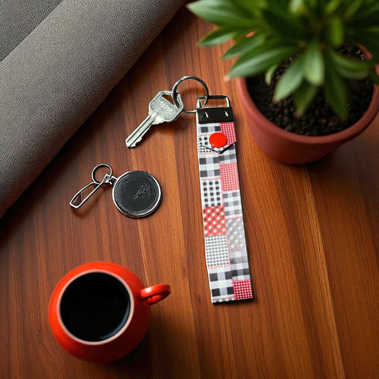 Patchwork Charm Keychain