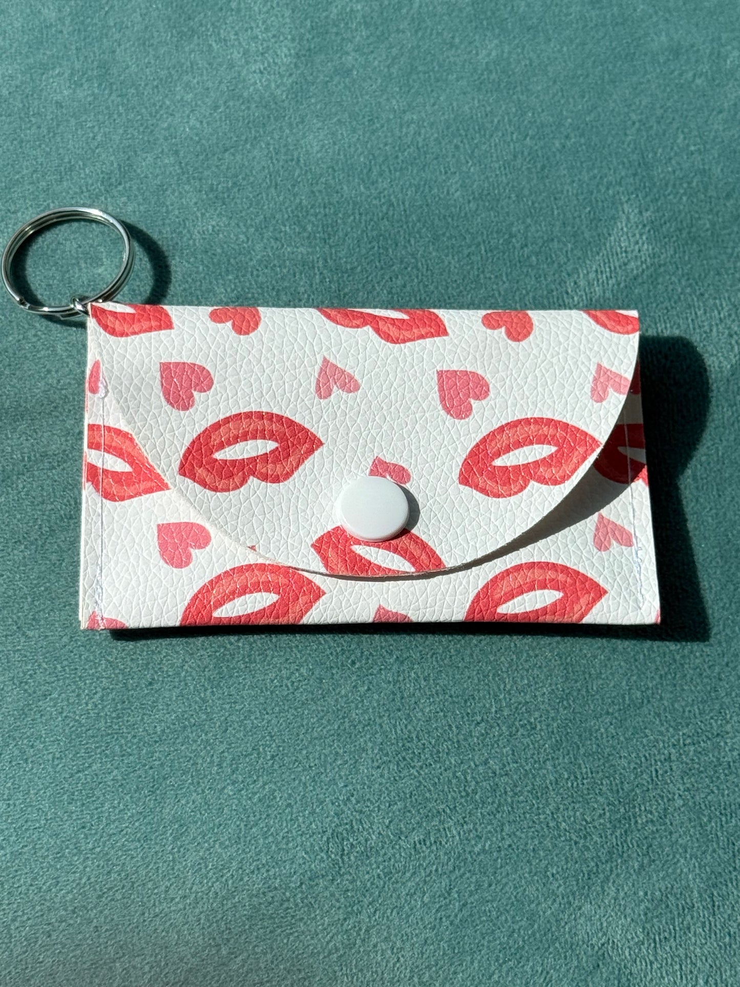 Kisses with Love Keychain Wallet