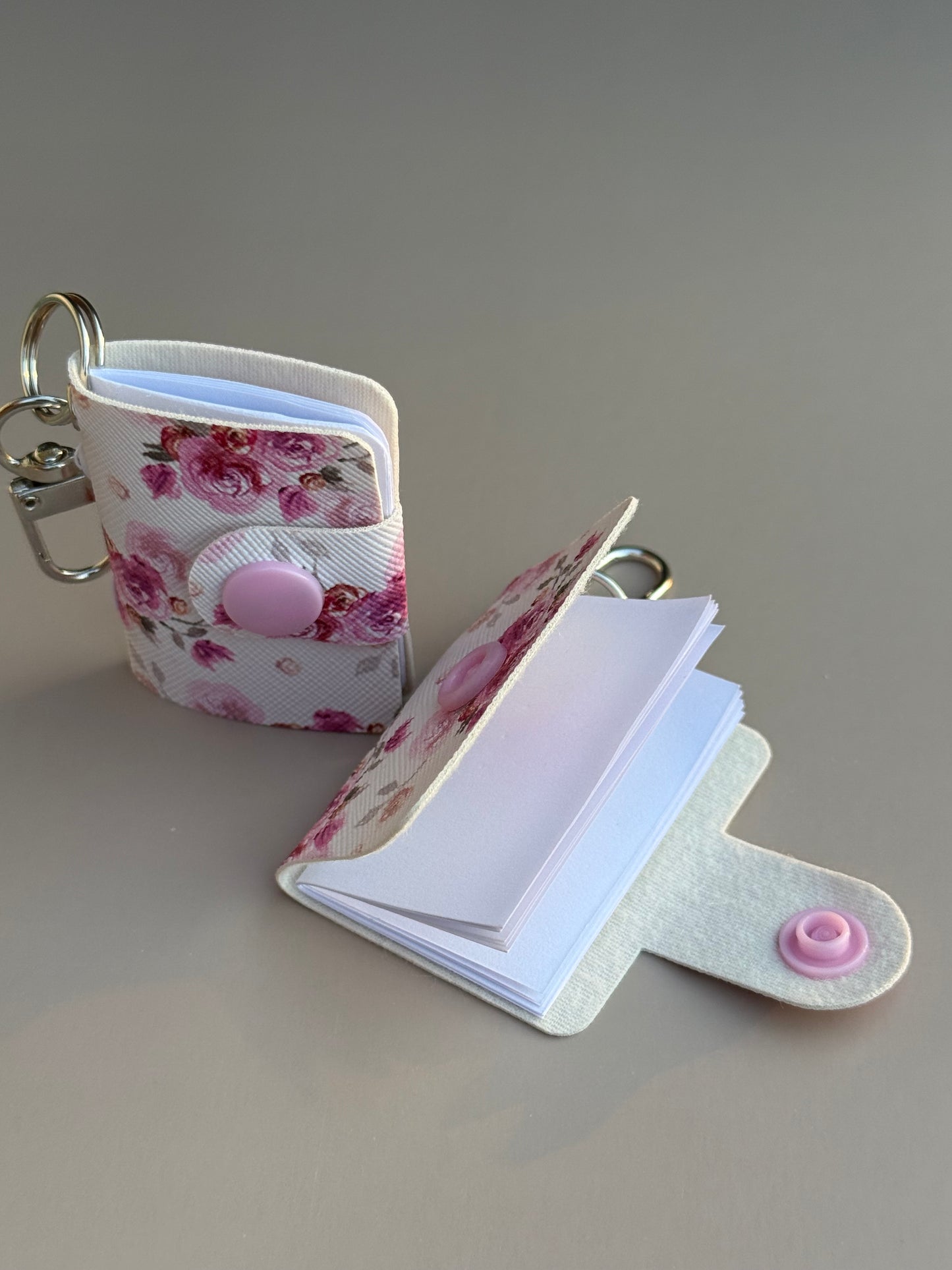 Rose Whispers Keychain Notebook