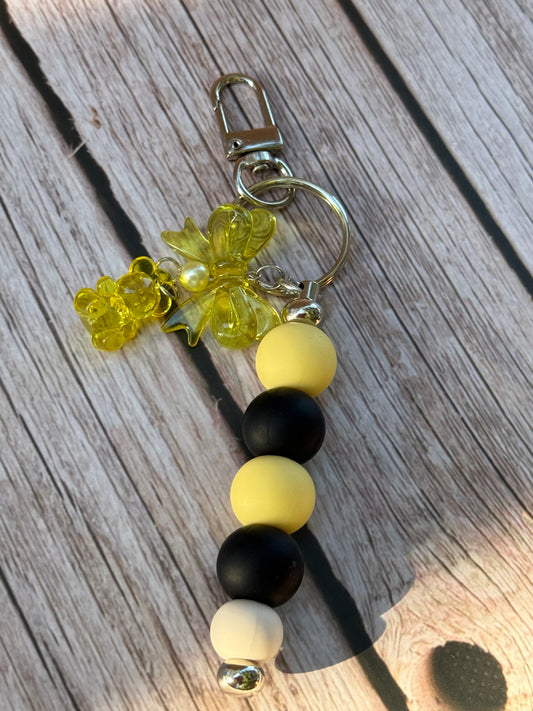Bumblebee Silicone Keychain