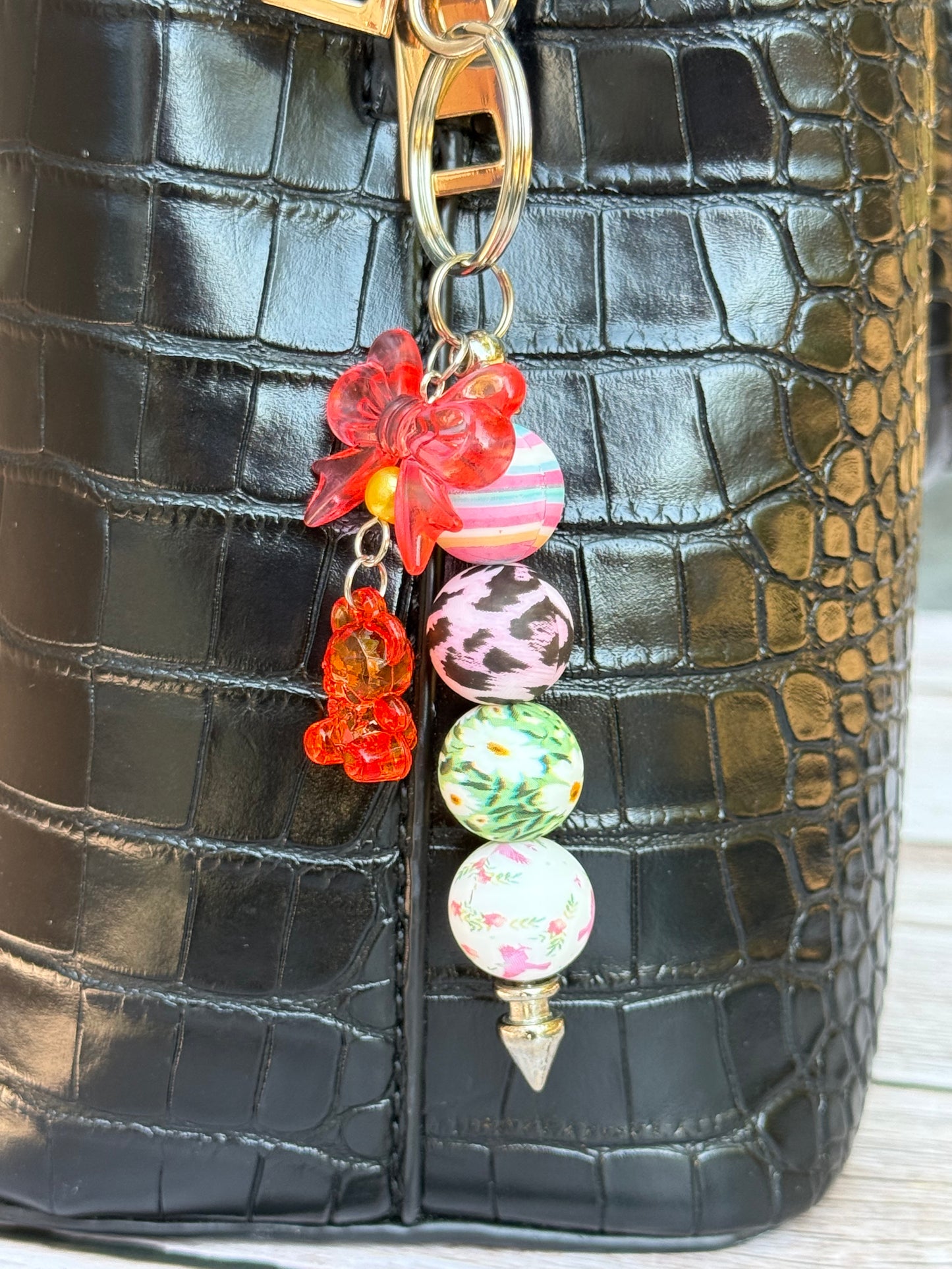 Sunset Whimsy Silicone Keychain