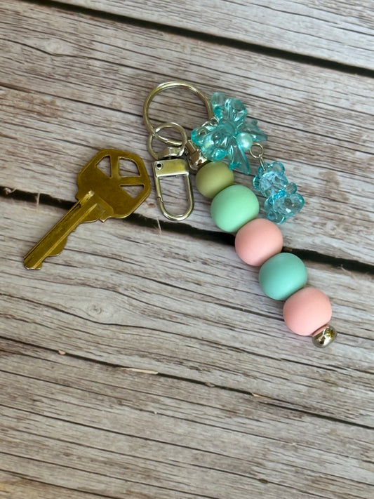 Whimsy Meadow Silicon Keychain