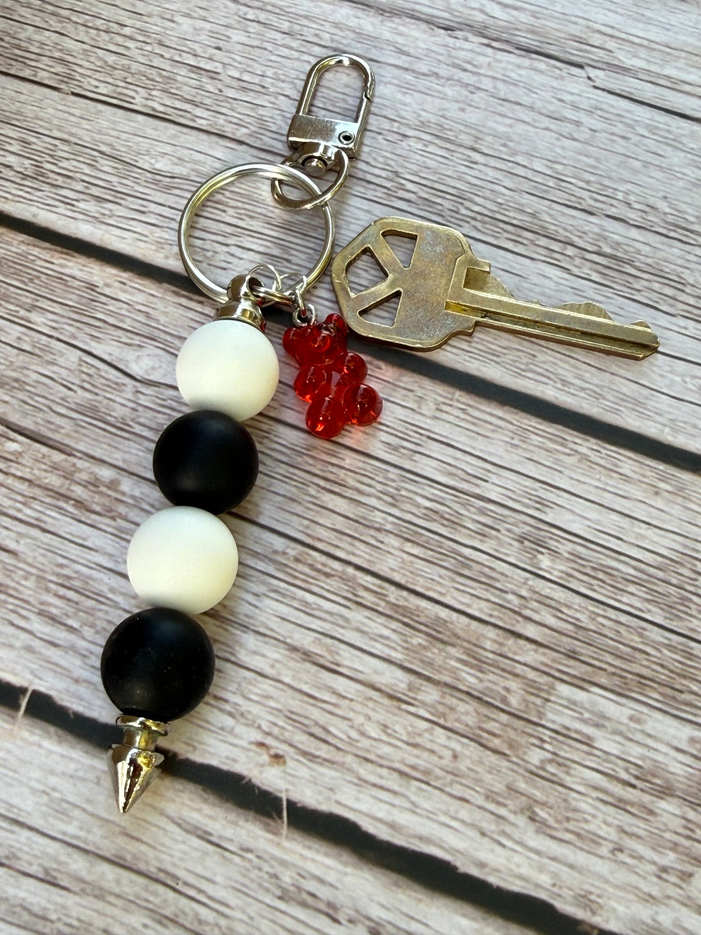 Bold Beginnings Silicone Keychain