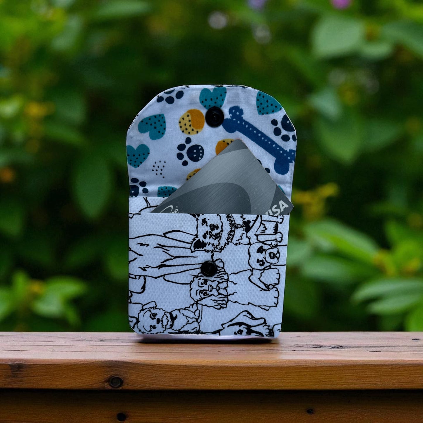 Paws and Prints Simple Wallet