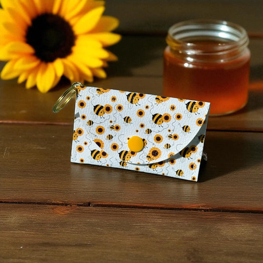 Buzz of Sunflower Keychain Wallet