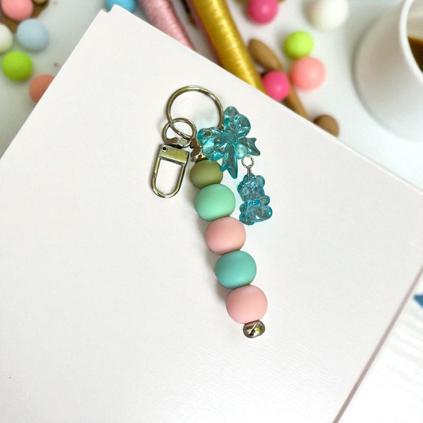 Whimsy Meadow Silicon Keychain