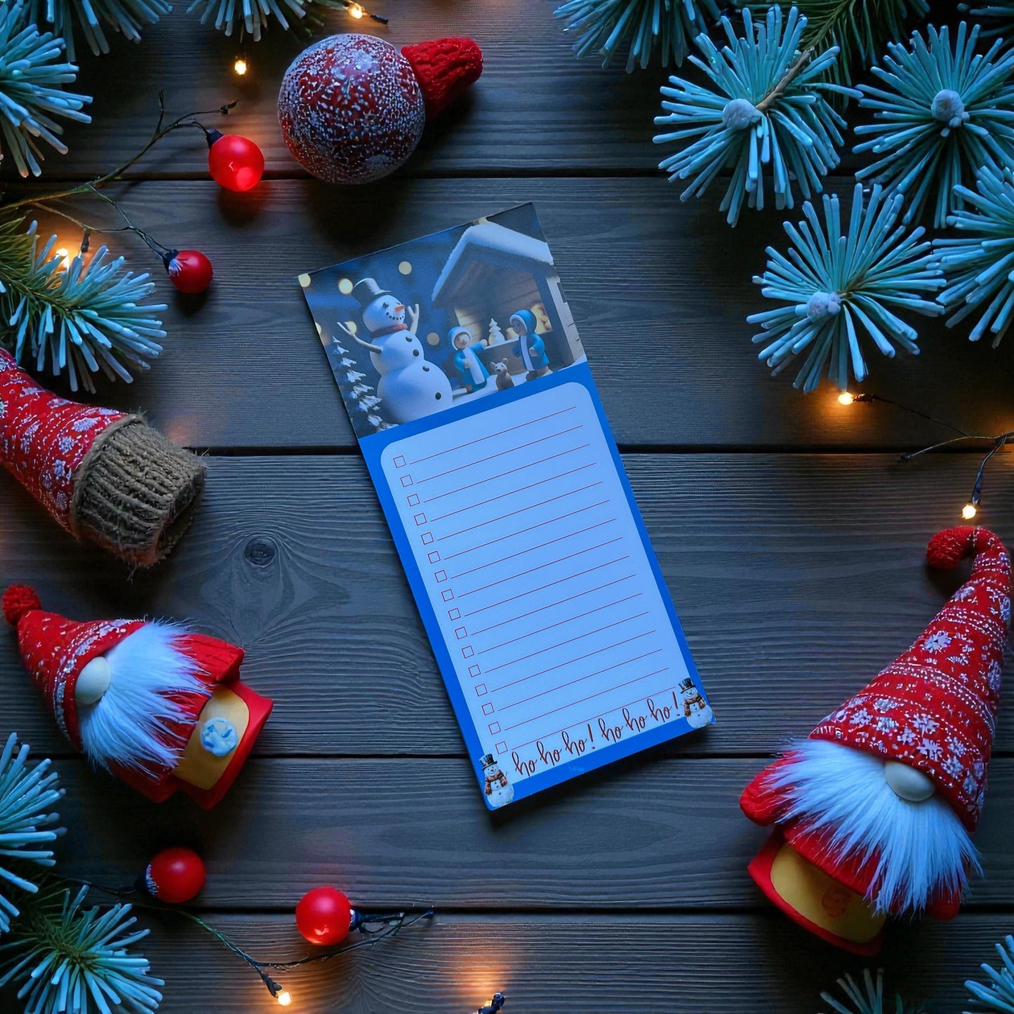 Frosty Cheer Holiday Notepad