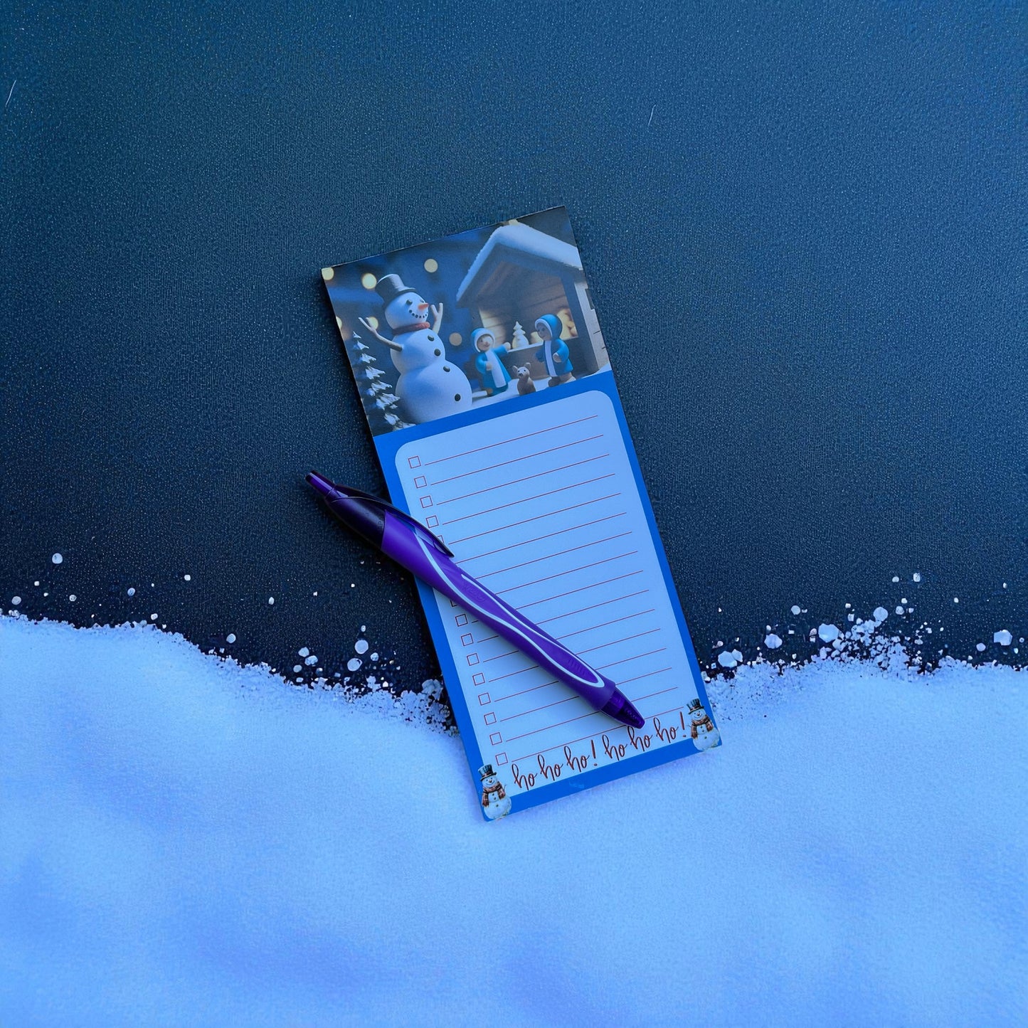 Frosty Cheer Holiday Notepad